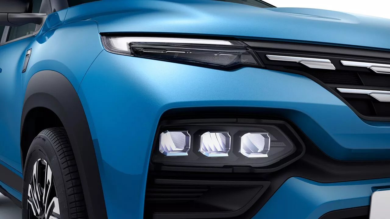Renault KIGER Tri-Octa pure vision LED headlamps with LED DRLs