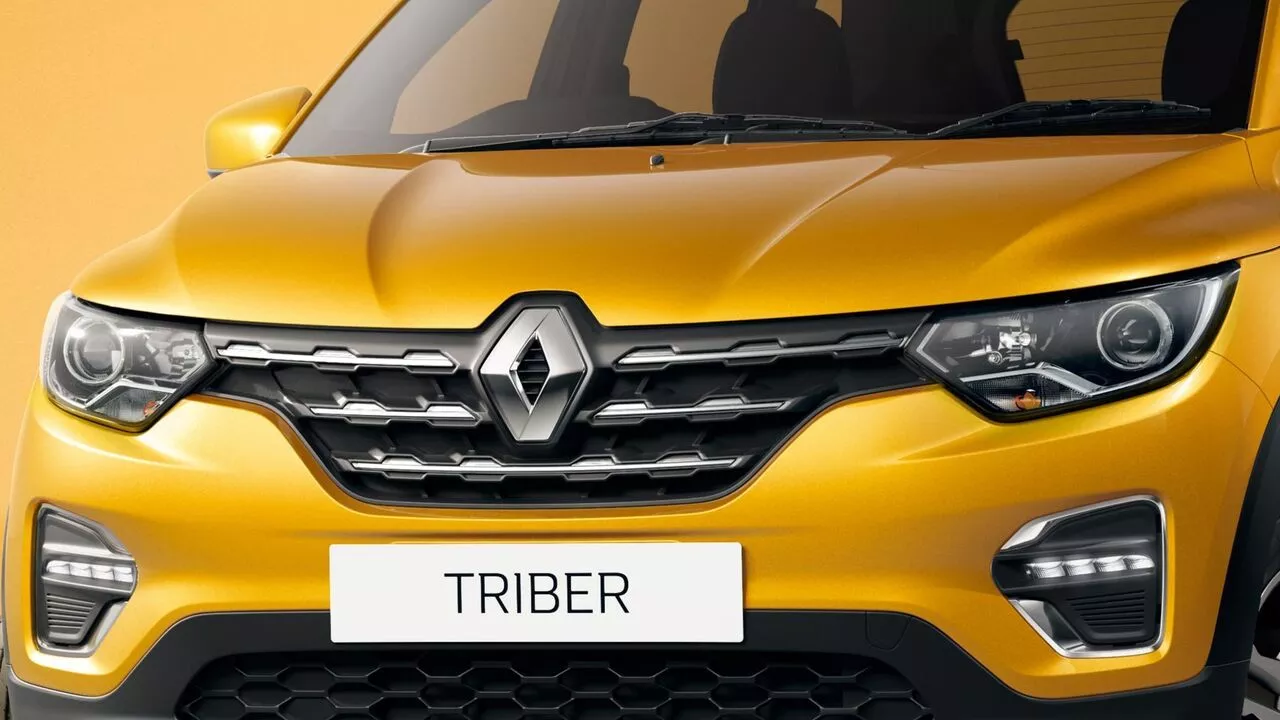 Renault TRIBER Triple Edge Chrome Front Grille