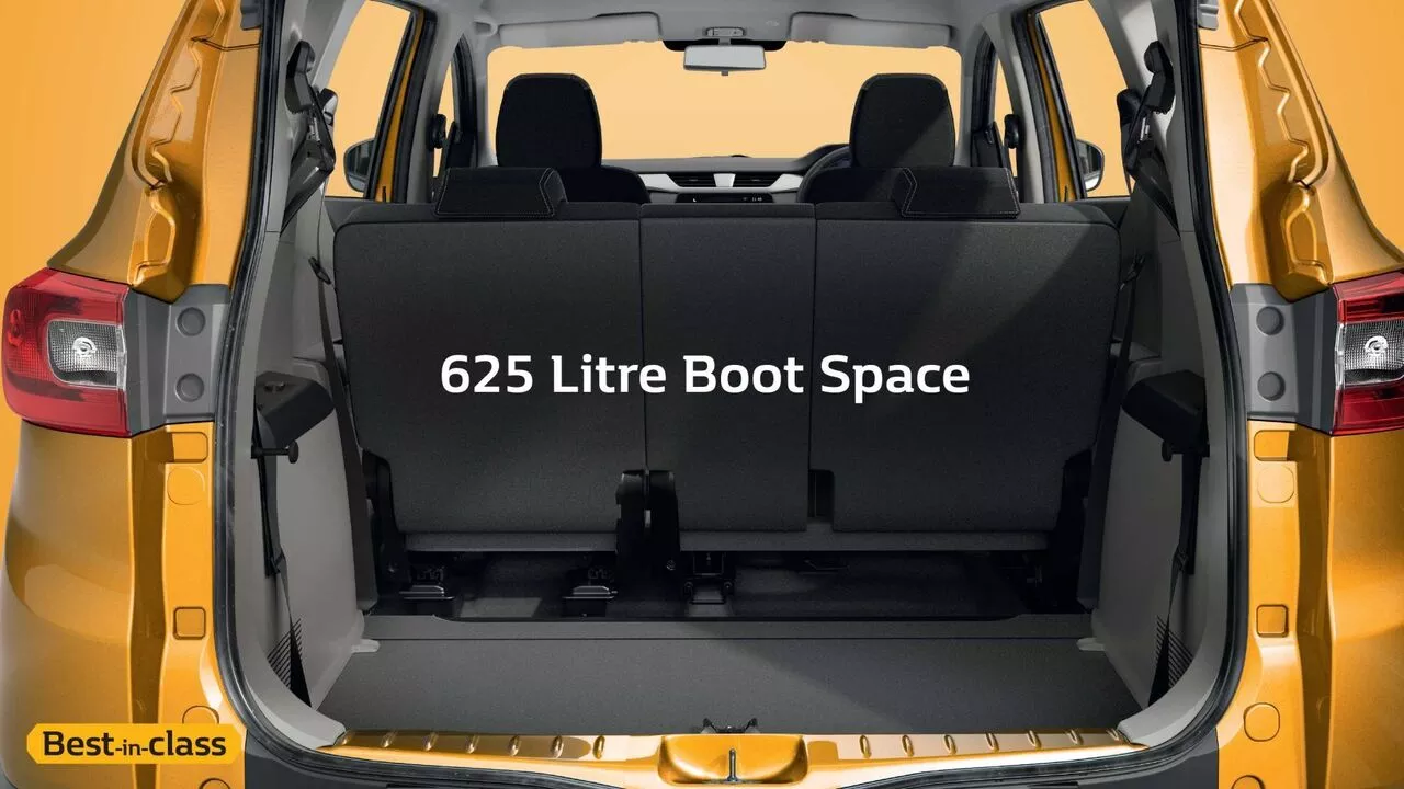 Renault TRIBER Boot Space